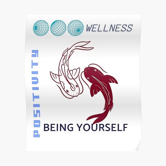 Discover Calming Koi Premium Matte Vertical Poster