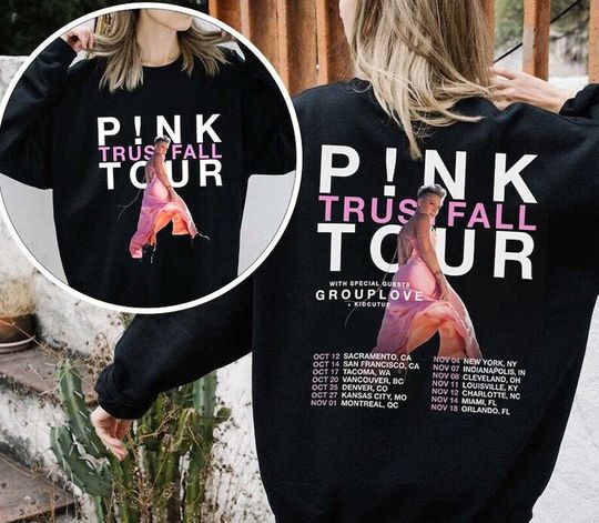 Discover P!nk Trustfall Tour 2023 T-Shirt