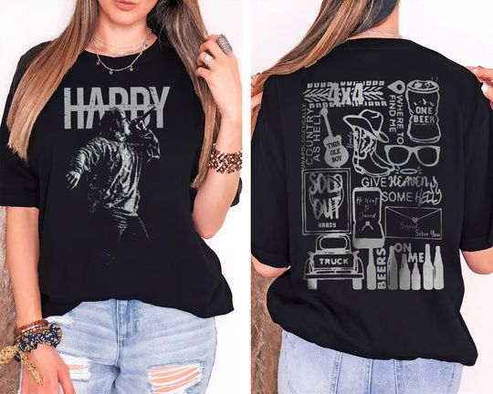 Discover Hardyy Shirt Double Sided Shirt, Hardyy Tour Country Music T Shirt