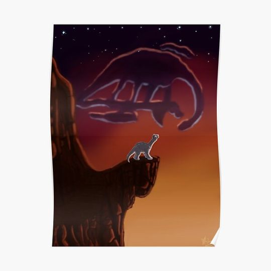Discover The Land Before Time Premium Matte Vertical Poster