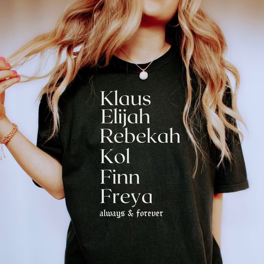 Discover The Original family Tee, Tvd shirt, The Originals shirt, Klaus Mikaleson, Elijah Mikaleson