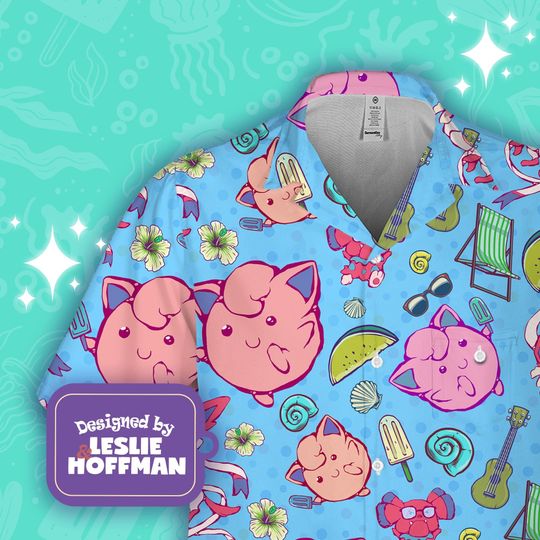 Discover Jigglypuff Hawaiian Shirt - Anime Birthday Gift