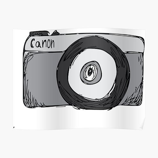 Discover canon camera Premium Matte Vertical Poster