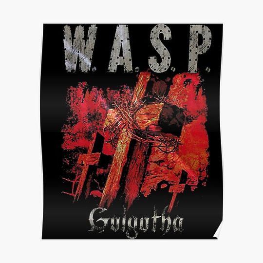 Discover WASP Golgotha Album Premium Matte Vertical Poster
