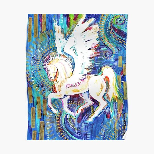 Discover Pegasus Premium Matte Vertical Poster