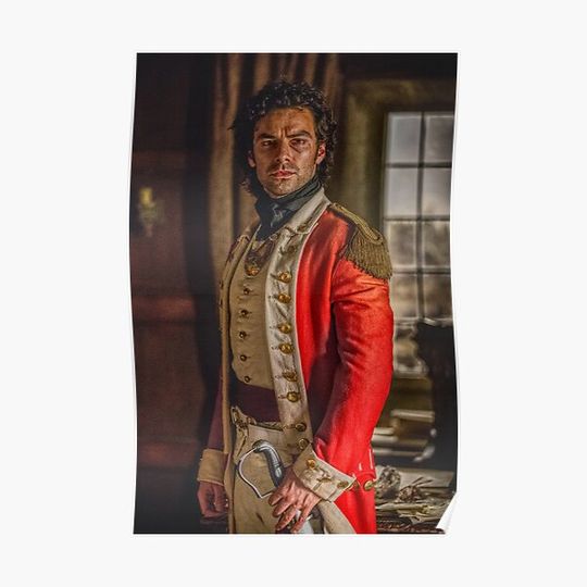Discover Red Coat Ross----Aidan Turner Premium Matte Vertical Poster