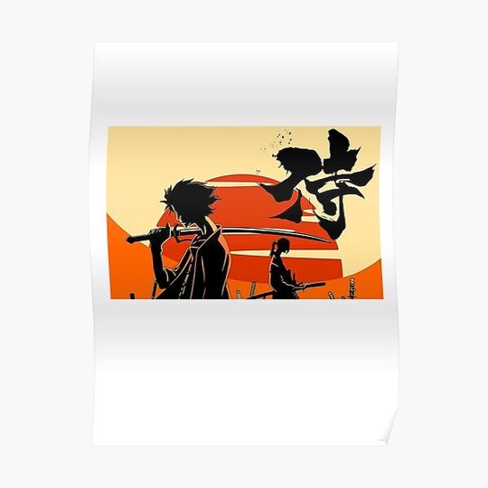 Discover Samurai champloo sunset Premium Matte Vertical Poster