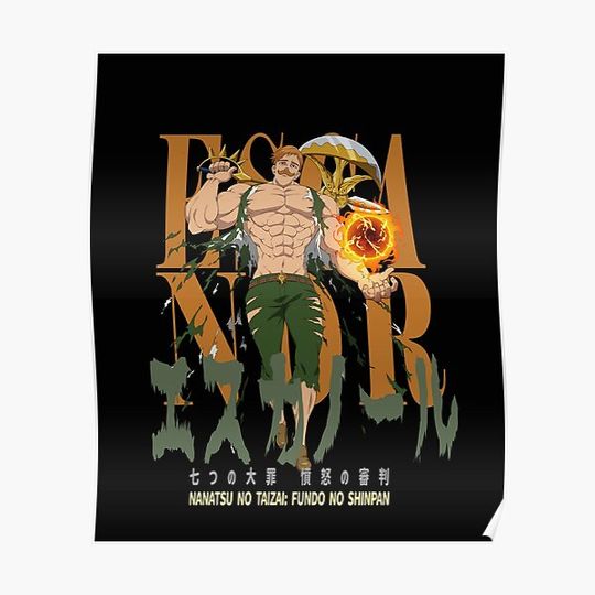 Discover Escanor , Nanatsu no Taizai Premium Matte Vertical Poster
