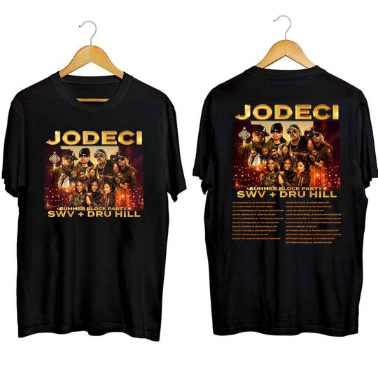 Discover Jodeci Summer Block Party Tour 2023 Shirt