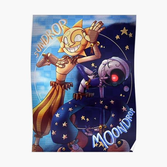 Discover sunnydrop and moondrop Premium Matte Vertical Poster