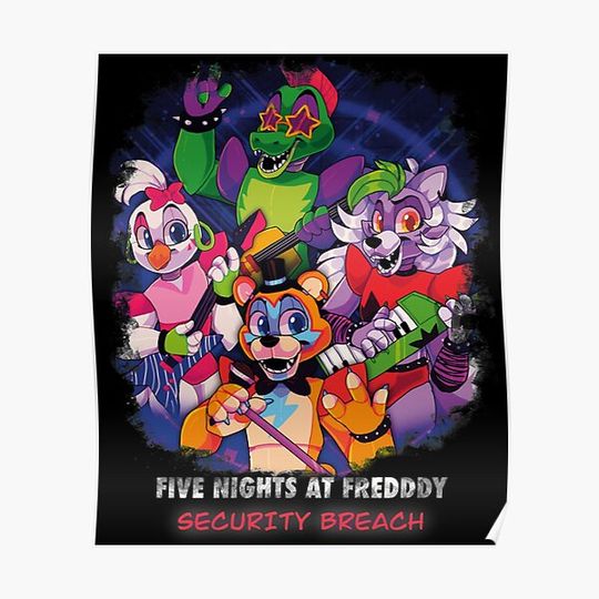 Discover Fnaf Security Breach Classic . Premium Matte Vertical Poster