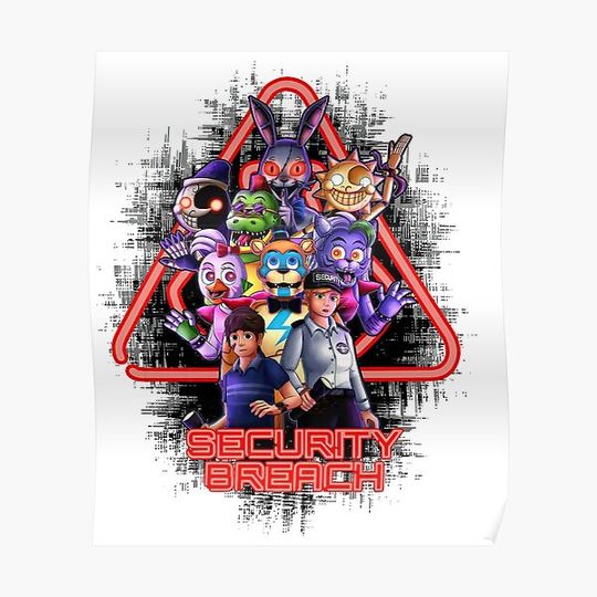Discover Security Breach Premium Matte Vertical Poster