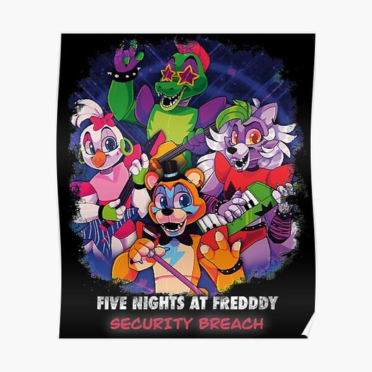 Discover Fnaf Security Breach Classic Premium Matte Vertical Poster