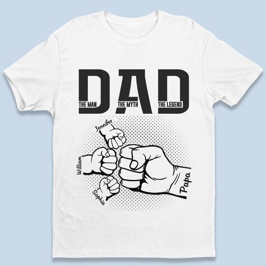 Discover My Dad Is Awesome Custom T-shirt