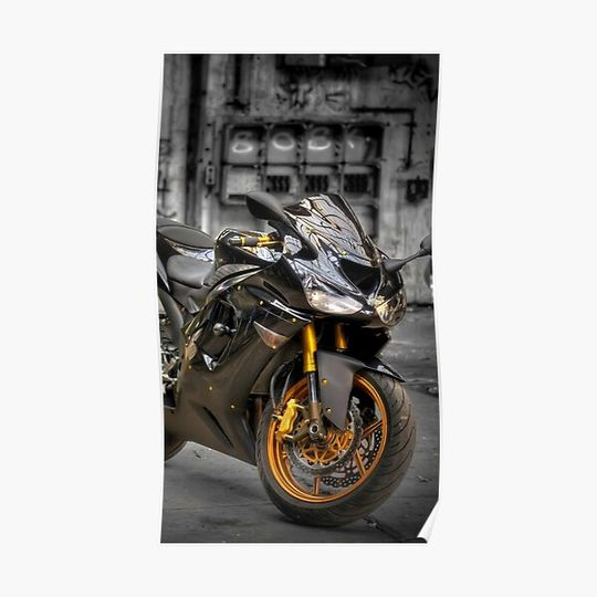 Discover Motorcycle Premium Matte Vertical Poster