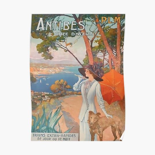 Discover Antibes, Cote Azur Premium Matte Vertical Poster