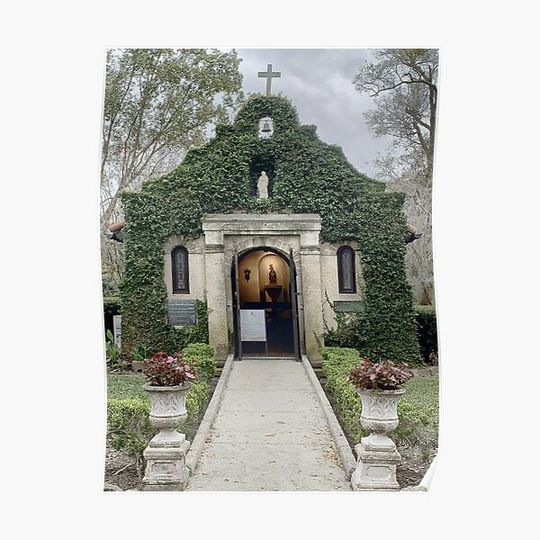 Discover Our Lady of la Leche Shrine Premium Matte Vertical Poster