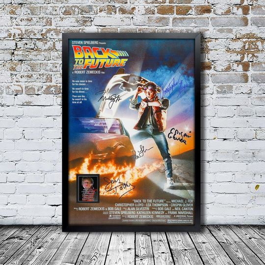 Discover Back to the Future Signed Movie Poster