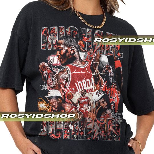 Discover Michael Jordan Modern Bootleg Vintage T-Shirt