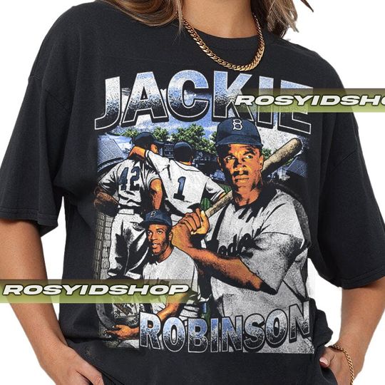 Discover Jackie Robinson Vintage T-Shirt