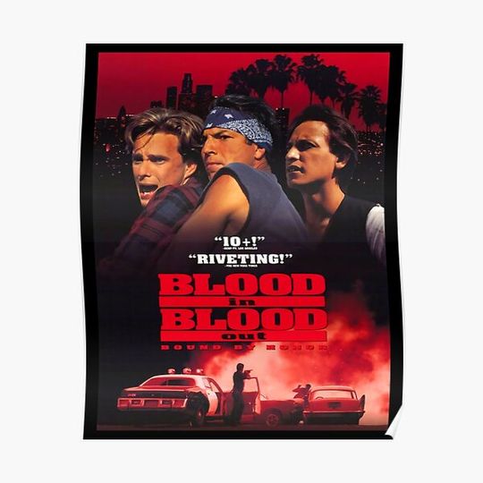 Discover Vatos Locos Blood In Blood Out, Paco Miklo Funny Meme Costume Movie Drama Unisex, Trending Now Premium Matte Vertical Poster
