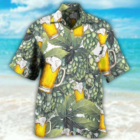 Discover Craft Beer and Hops Hawaiian Shirt