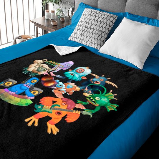 Discover My Singing Monsters Collection Baby Blankets