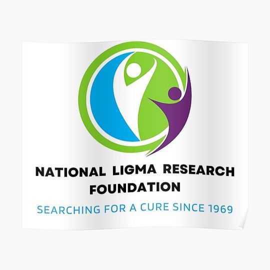 Discover National Ligma Research Foundation Logo - Meme Premium Matte Vertical Poster