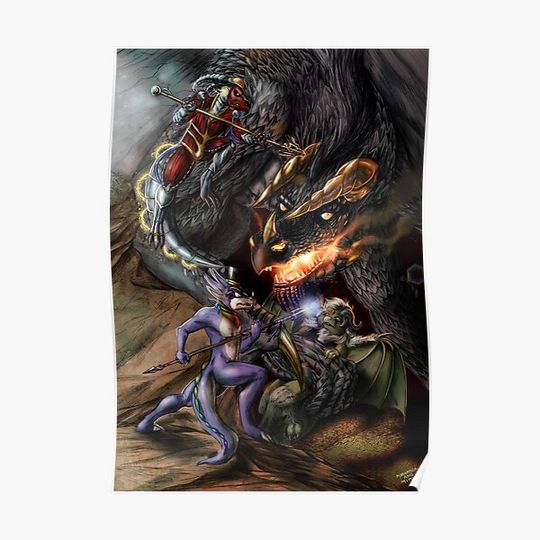 Discover Dragon slayers 1 Premium Matte Vertical Poster