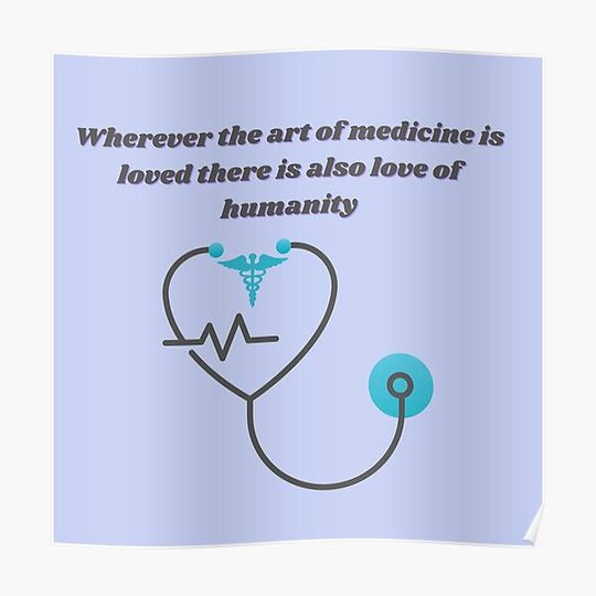 Discover happy doctor's day Premium Matte Vertical Poster