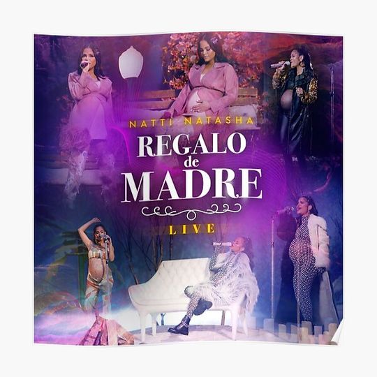 Discover Natti Natasha Regalo de Madre Premium Matte Vertical Poster