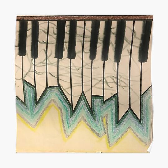 Discover Cursive the ugly organ Premium Matte Vertical Poster