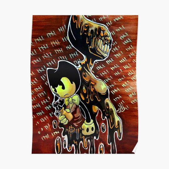 Discover Bendy and the Dark revival Premium Matte Vertical Poster