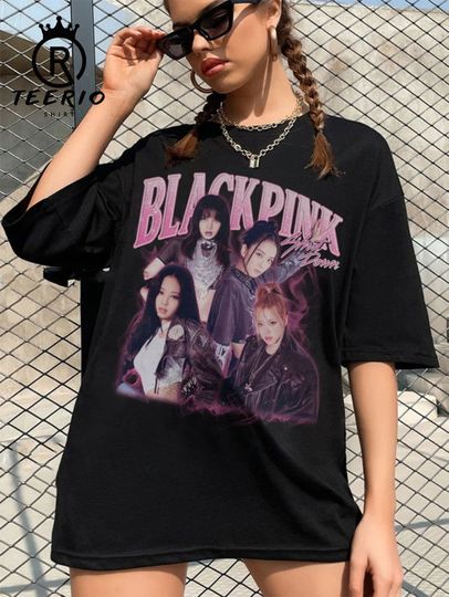 Discover BLA.CKPINK Shirt, Black Pink Shut Down Shirt, Jisoo Shirt