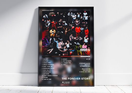 Discover Posters of JID | The Forever Story album poster