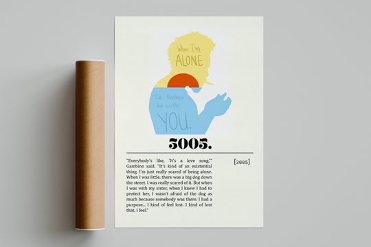 Discover Childish Gambino 3005 Poster