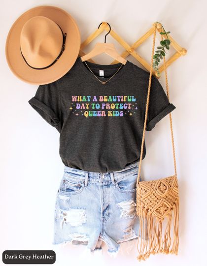 Discover Protect Queer Kids Shirt, Protect Queer Youth, LGBTQ Shirt, LGBT Rights Shirt