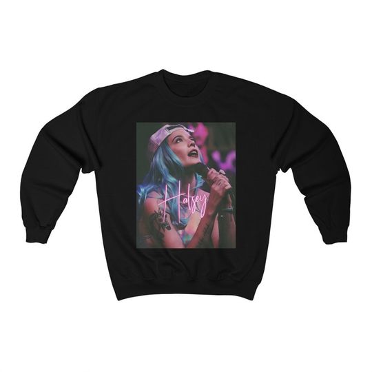 Discover Halsey Sweater / Aesthetic Premium Unisex Pullover Sweater / Crewneck Sweatshirt / Long sleeves / Minimal Style / Music Gift Merch
