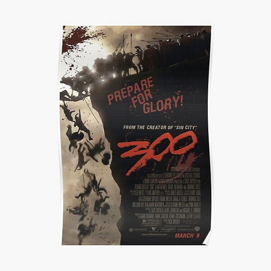 Discover 300 movie poster Premium Matte Vertical Poster