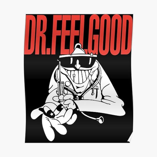 Discover Mens My Favorite Idol Gift Fot You Dr Feelgood Gifts Music Fans Premium Matte Vertical Poster