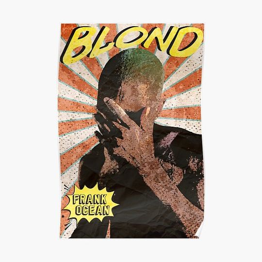 Discover Frank Ocean Vintage Comic Cover Premium Matte Vertical Poster