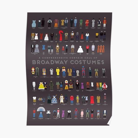 Discover Broadway Costume Premium Matte Vertical Poster