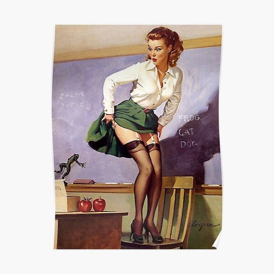Discover Pin-Up Girl - Elvgren - Vintage Premium Matte Vertical Poster