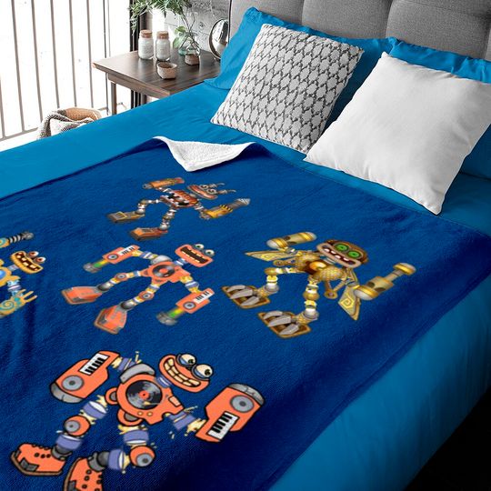 Discover my singing monsters Rare Wubbox Baby Blankets