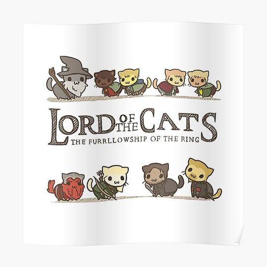 Discover Lord of The Cats Premium Matte Vertical Poster