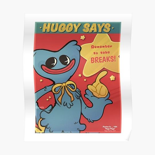 Discover Huggy Wuggy Premium Matte Vertical Poster