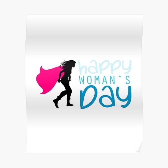 Discover Womans day, strong woman, girl power Premium Matte Vertical Poster