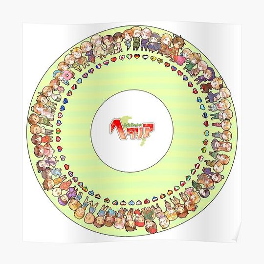 Discover Hetalia: Axis Powers Premium Matte Vertical Poster