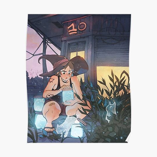 Discover Capturing Ghost Kitties Premium Matte Vertical Poster
