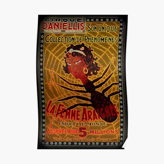 Discover French Freakshow Spider Woman Premium Matte Vertical Poster